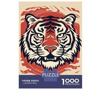 Puzzle Per Adolescenti 1000 Pezzi Vintage Zodiac Tiger Puzzle Per Adulti Gioco Per Famiglie Assemblaggio Di Modelli Divertimento A Casa Attività, 38x26cm/1000pcs