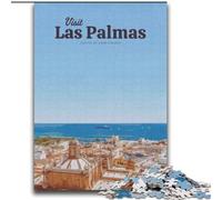 Puzzle per adolescenti 1000 pezzi Visita Las Palmas Giochi educativi Decorazione per la casa Collezione di artisti, Belle arti (38x52cm) 1000 pezzi