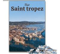 Puzzle per adolescenti 1000 pezzi Visita Saint Tropez Giochi educativi Decorazione per la casa Collezione di artisti, Belle arti (26x38cm) 1000 pezzi