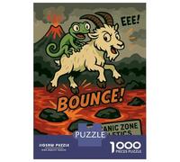 Puzzle Per Adolescenti 1000 Pezzi Volcanic Zone Athletics Unauthorized Bounce! Puzzle Fai Da Te Giocattoli Staycation Passatempo Regali Unici Di Compleanno E Natale 70x50cm/1000pcs