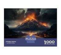 Puzzle Per Adolescenti 1000 Pezzi Volcano Eruption Scene Puzzle Fai Da Te Giocattoli Staycation Passatempo Regali Unici Di Compleanno E Natale 70x50cm/1000pcs