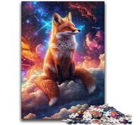 Puzzle per adolescenti 1000 pezzi Volpe tra le nuvole Adatto dai 14 anni in su Gioco impegnativo Ottimo regalo per giocare 38x26cm