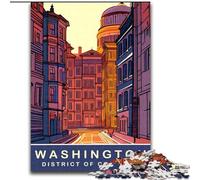 Puzzle per adolescenti 1000 pezzi Washington DC, giocattoli, giochi educativi, antistress, interazione genitore-figlio, 50x75cm