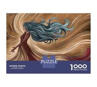 Puzzle Per Adolescenti 1000 Pezzi Whispering Winds A Woman's Journey Through Time Puzzle Per Adulti Giochi Per Famiglie Vacanza in Casa Passatempo Per Compleanno, Natale 52x38cm/1000pcs
