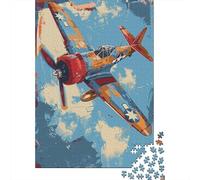 Puzzle Per Adolescenti 1000 Pezzi World War II Aircraft Art Print-6 Puzzle Per Adulti Gioco Per Famiglie Vacanza A Casa Ammazzare Il Tempo Offerta Come Regalo Per Tutta La Famiglia 70x50cm/1000pcs