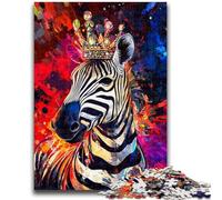 Puzzle per adolescenti 1000 pezzi Zebra Art Aiuta il cervello a esercitare Giocattoli avvincenti per coltivare la pazienza Collezione di artisti, Belle arti 50x75cm