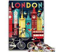 Puzzle per adolescenti 1000 poster mondiali, gioco educativo, sfida, giocattolo, decorazione da parete, regali unici per compleanno e Natale, 50x75cm
