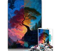 Puzzle per adolescenti 1000 puzzle Albero della vita, analisi e logica, con pezzi completamente interconnessi di forma casuale per età dai 14 anni in su 38x26cm