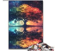 Puzzle per adolescenti 1000 puzzle Albero della vita, analisi e logica con pezzi completamente interconnessi di forma casuale per ragazzi dai 14 anni in su (dimensioni 50x75cm)