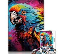 Puzzle per adolescenti 1000 puzzle animali uccelli pappagalli, per gioco educativo sfida giocattolo arredamento unico per la casa e regali 38X26CM