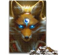 Puzzle per adolescenti 1000 puzzle Anime Fox God per età 14 anni e oltre Giochi per famiglie Gioco di Natale Regali per donne 50x75cm