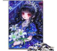 Puzzle per adolescenti 1000 puzzle Anime Girl, attività per famiglie che rafforzano l'amore tra coppie dai 14 anni in su (dimensioni 50x75cm)