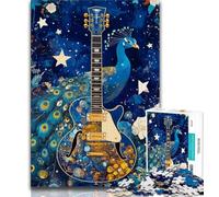 Puzzle per adolescenti 1000 puzzle arte chitarra, giocattoli per l'intrattenimento della famiglia sono ideali come regalo per tutta la famiglia 75x50cm