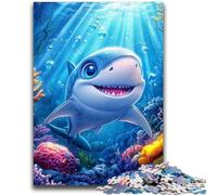 Puzzle per adolescenti 1000 puzzle Baby Shark Giocattoli Giochi educativi Antistress Decorazioni per la casa uniche e regali 50x75cm