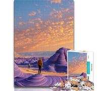 Puzzle per adolescenti 1000 puzzle Bellissimo fiume di montagna, gioco per famiglie antistress sfida difficile rafforza l'amore tra coppie 75x50cm