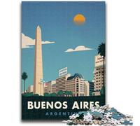 Puzzle per adolescenti 1000 puzzle Buenos Aires Allena il tuo cervello e le tue mani Interazione genitore-figlio per età 14+ (dimensioni 38x26cm)