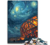 Puzzle per adolescenti 1000 puzzle Colosseo di notte Aiuta il cervello a esercitare Giocattoli avvincenti per coltivare la pazienza Adatto alle coppie 26x38cm