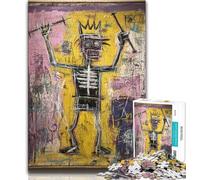 Puzzle per adolescenti 1000 puzzle corpo scheletrico in stile Basquiat, giocattoli, giochi educativi, antistress, regali unici per compleanni e compleanni (38x26cm)