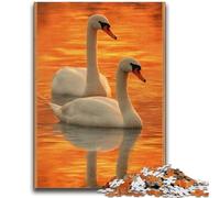 Puzzle per adolescenti 1000 puzzle del cigno bianco per adolescenti, gioco stimolante ideale come regalo per tutta la famiglia (26x38cm)