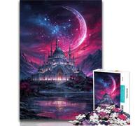Puzzle per adolescenti 1000 puzzle di castelli misteriosi giochi di attività per famiglie impegnativi giocattoli fai da te per regali di decorazione da parete per la casa 75x50cm