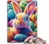 Puzzle per adolescenti 1000 puzzle di coniglietti pasquali per adolescenti, gioco stimolante ideale come regalo per tutta la famiglia (26x38cm)