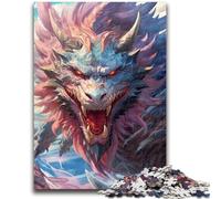 Puzzle per adolescenti 1000 puzzle Drago Dio difficili da completare ma divertenti e umoristici, regalo di compleanno, regali, arte murale 38x26cm