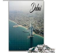 Puzzle per adolescenti 1000 puzzle Dubai, adatti a persone dai 14 anni in su, giochi educativi, regali di Babbo Natale segreto, 50x75cm