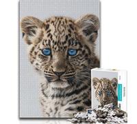 Puzzle per adolescenti 1000 puzzle fantasy leopardo, gioco stimolante e gioco per famiglie, regalo di compleanno, regali, arte murale 38x26cm