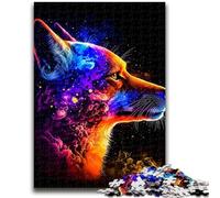 Puzzle per adolescenti 1000 puzzle Fox Allena il tuo cervello e le tue mani Interazione genitore-figlio per età 14+ 50x75cm