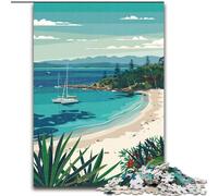 Puzzle per adolescenti 1000 puzzle Fraser Island Beach, adatti a persone dai 14 anni in su, giochi educativi, regali di Babbo Natale segreto, 26x38cm