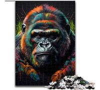 Puzzle per adolescenti 1000 puzzle Il vecchio gorilla, attività per famiglie che rafforzano l'amore tra coppie dai 14 anni in su (dimensioni 50x75cm)