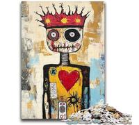 Puzzle per adolescenti 1000 puzzle in stile Basquiat Allena il tuo cervello e le tue mani Interazione genitore-figlio per età 14+ 38x26cm