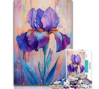 Puzzle per adolescenti 1000 puzzle Iris colorati, difficili da completare ma divertenti e divertenti, regali unici per compleanni e compleanni (75x50cm)