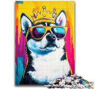 Puzzle per adolescenti 1000 puzzle King Dog Allena il tuo cervello e le tue mani Interazione genitore-figlio per età 14+ 50x75cm