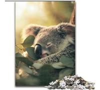 Puzzle per adolescenti 1000 puzzle Koala addormentato, attività per famiglie che rafforzano l'amore tra coppie dai 14 anni in su (dimensioni 50x75cm)