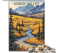 Puzzle per adolescenti 1000 puzzle Kobuk Valley National Park, gioco stimolante e gioco per famiglie, regalo di compleanno, regali, arte murale 50x75cm
