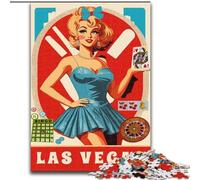Puzzle per adolescenti 1000 puzzle Las Vegas Blonde, adatti a persone dai 14 anni in su, giochi educativi, regali di Babbo Natale segreto, 50x75cm