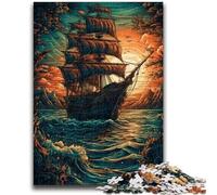 Puzzle per adolescenti 1000 puzzle nave a vela difficili da completare ma divertenti e divertenti regali di compleanno unici 26x38cm