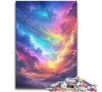 Puzzle per adolescenti 1000 puzzle Nuvole colorate difficili da completare ma divertenti e spiritosi, regalo di compleanno, regali, arte murale 50x75cm