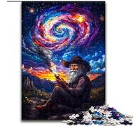 Puzzle per adolescenti 1000 puzzle Old Man of The Universe per 14+ anni difficili da completare ma divertenti e umoristici regalo di compleanno (dimensioni 26x38cm)