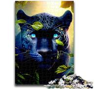 Puzzle per adolescenti 1000 puzzle Pantera aiutano il cervello a esercitare giocattoli avvincenti per coltivare la pazienza decorazione da parete 26x38cm