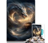 Puzzle per adolescenti 1000 puzzle per adulti con draghi cinesi antistress per ammazzare il tempo durante le vacanze interazione genitore-figlio 38x26cm