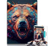 Puzzle per adolescenti 1000 puzzle per adulti The Mighty Bear antistress per trascorrere il tempo libero interazione genitore-figlio 38x26cm