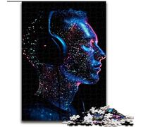 Puzzle per adolescenti 1000 puzzle Persone che ascoltano musica, aiutano il cervello a esercitare Giocattoli avvincenti per coltivare la pazienza Decorazione perfetta dimensioni 26x38cm