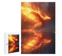 Puzzle per adolescenti 1000 puzzle Phoenix Bird Flying puzzle per adulti gioco di pensiero regali per donne per compleanno, Natale, 1000 pezzi