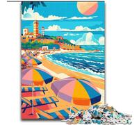 Puzzle per adolescenti 1000 puzzle Rimini Beach Scene Giochi educativi Decorazione per la casa Ideale come regalo per tutta la famiglia (50x75cm) 1000 pezzi