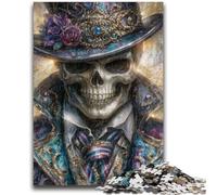 Puzzle per adolescenti 1000 puzzle Scheletro Allena il tuo cervello e le tue mani Interazione genitore-figlio per età 14+ 50x75cm
