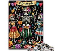 Puzzle per adolescenti 1000 puzzle scheletro non morto per età 14 anni e oltre giochi per famiglie gioco di Natale regali per le donne 26x38cm
