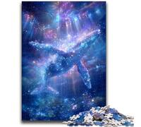 Puzzle per adolescenti 1000 puzzle Space Whale aiutano il cervello a esercitare giocattoli avvincenti per coltivare la pazienza decorazione da parete 50x75cm
