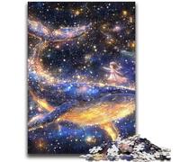 Puzzle per adolescenti 1000 puzzle Star Whale Aiuta il cervello a esercitare Giocattoli avvincenti per coltivare la pazienza Adatto alle coppie 26x38cm